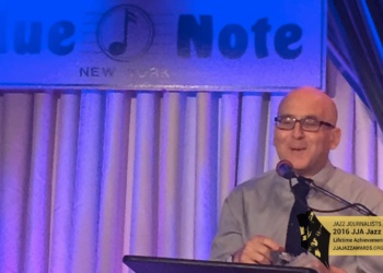 Ted Panken at the Jazz Journalist Association Awards Ceremony