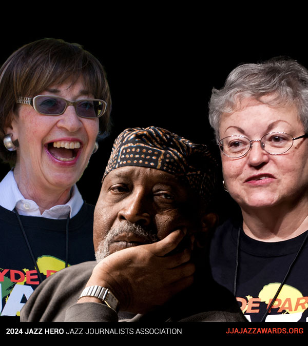 Almarie Wagner, Charlie Thomas and Judith Stein - 2024 Chicago Jazz Heroes